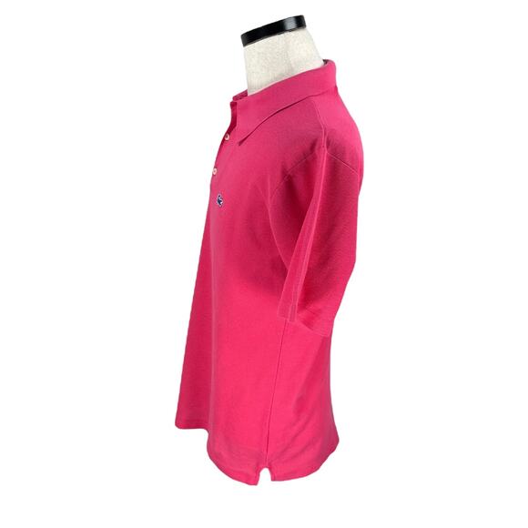 Vintage Lacoste Izod Polo Shirt Men’s Large Pink Pointed Dagger Collar 60s 1960s - Picture 4 of 11